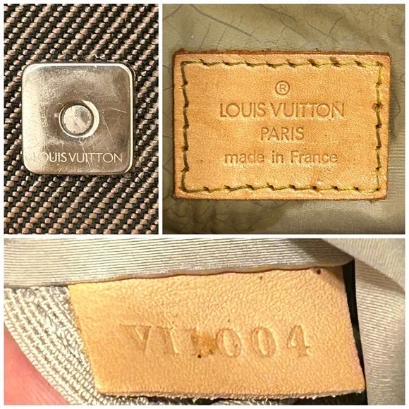 Authentic Louis Vuitton Large Canvas Fabric Messenger Crossbody Bag WITH COA - Picture 15 of 16